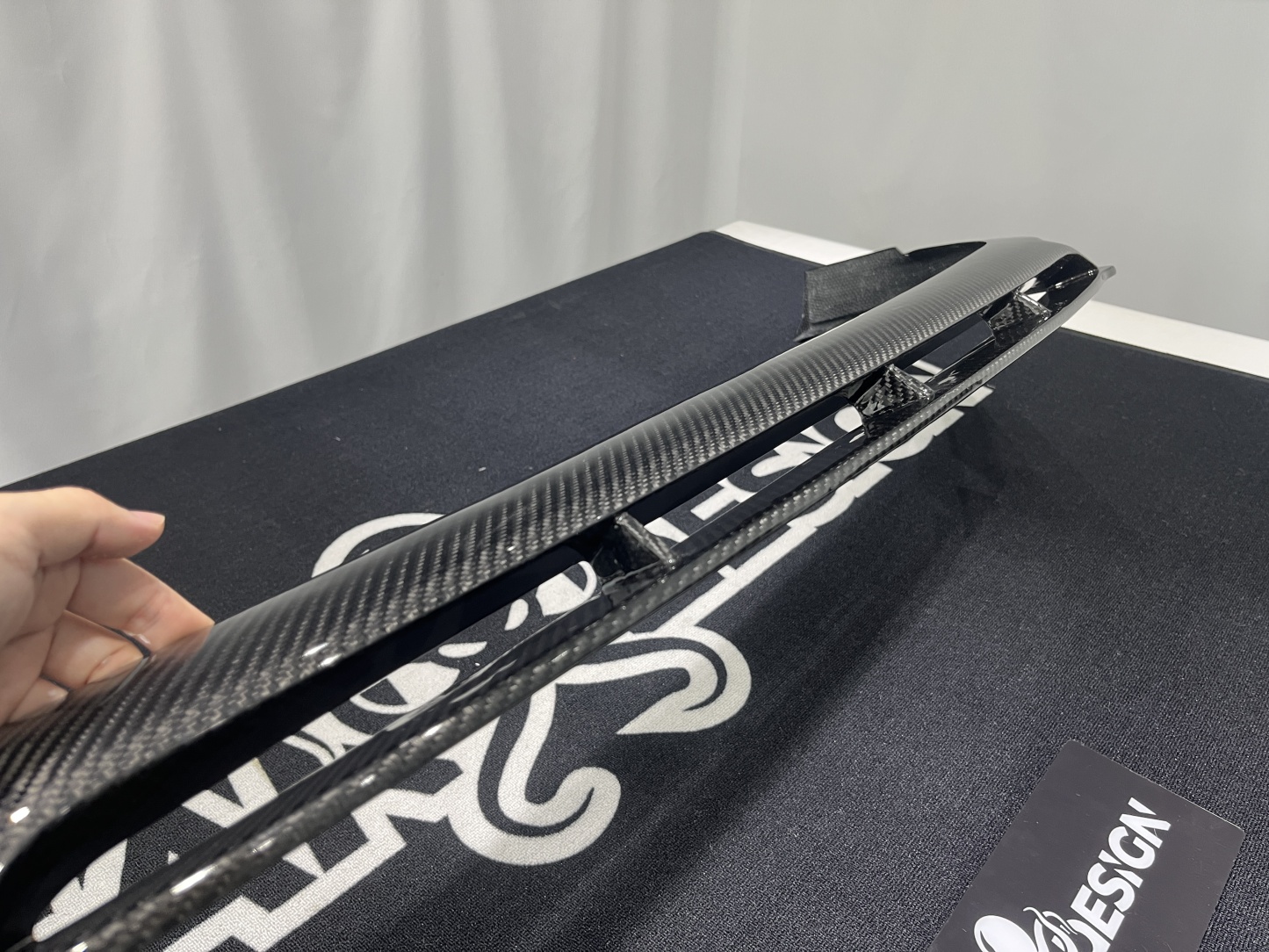 Porsche 2024 Panamera 976 Splitter Front Lip Type 1 Ocean Design Style Dry Carbon Bodykit