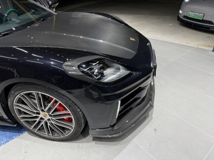 Porsche 2024 Panamera 976 Hood Bonnet Dry Carbon Fiber Ocean Design Style Bodykit