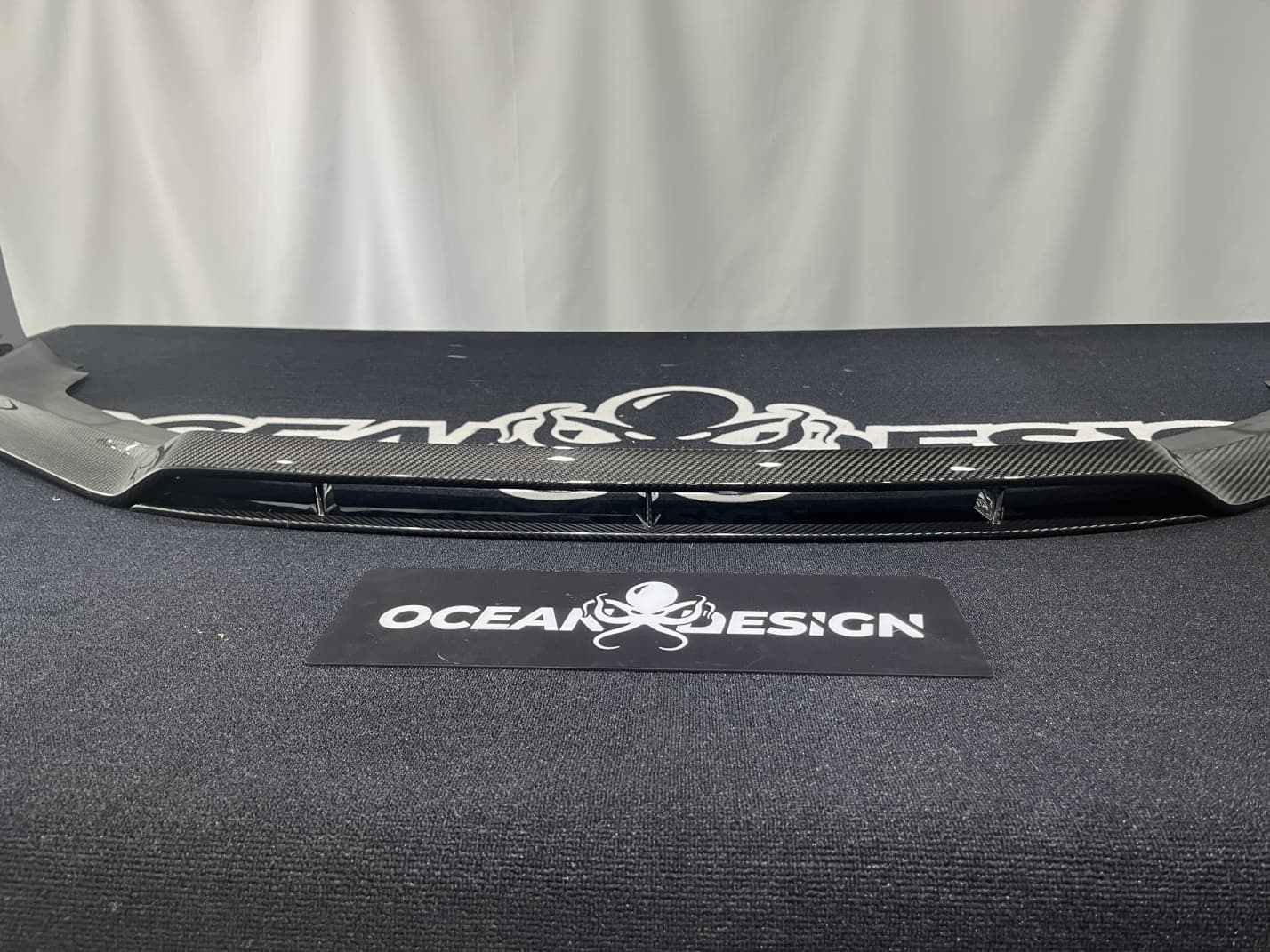 Porsche 2024 Panamera 976 Splitter Front Lip Type 2 Ocean Design Style Dry Carbon Bodykit