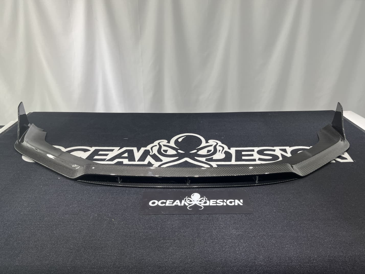 Porsche 2024 Panamera 976 Splitter Front Lip Type 2 Ocean Design Style Dry Carbon Bodykit