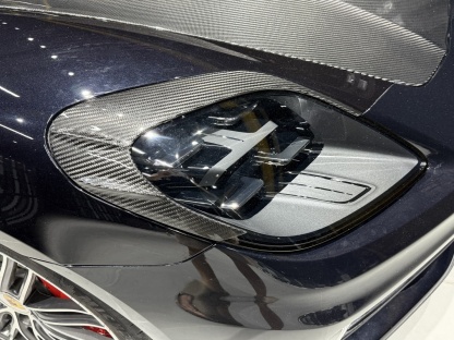 Porsche 2024 Panamera 976 Headlight Cover Dry Carbon Fiber Ocean Design Style Bodykit