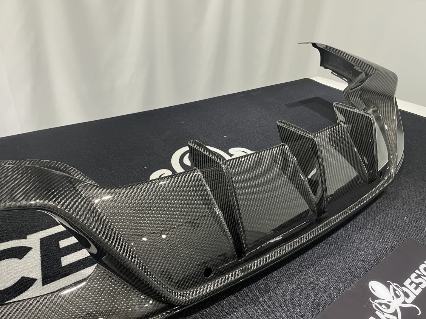 Porsche 2024 Panamera 976 Rear Diffuser Type 1 Dry Carbon Fiber Ocean Design Style Bodykit