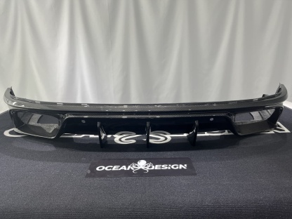 Porsche 2024 Panamera 976 Rear Diffuser Type 1 Dry Carbon Fiber Ocean Design Style Bodykit