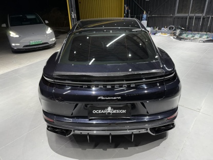 Porsche 2024 Panamera 976 Rear Diffuser Type 1 Dry Carbon Fiber Ocean Design Style Bodykit