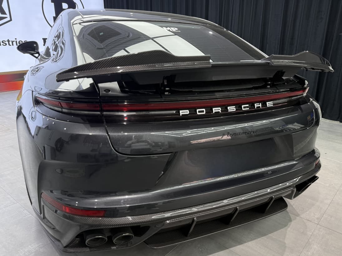 Porsche 2024 Panamera 976 Rear Diffuser Type 2 Dry Carbon Fiber Ocean Design Style Bodykit