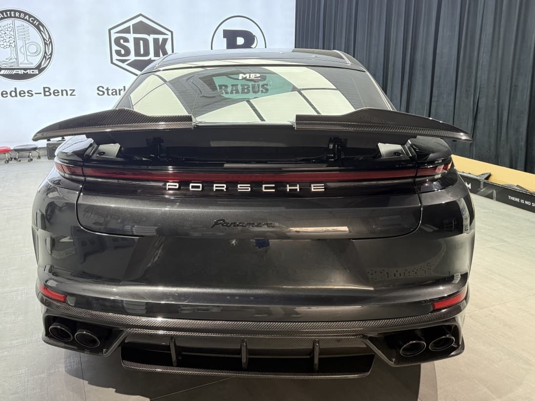 Porsche 2024 Panamera 976 Rear Diffuser Type 2 Dry Carbon Fiber Ocean Design Style Bodykit