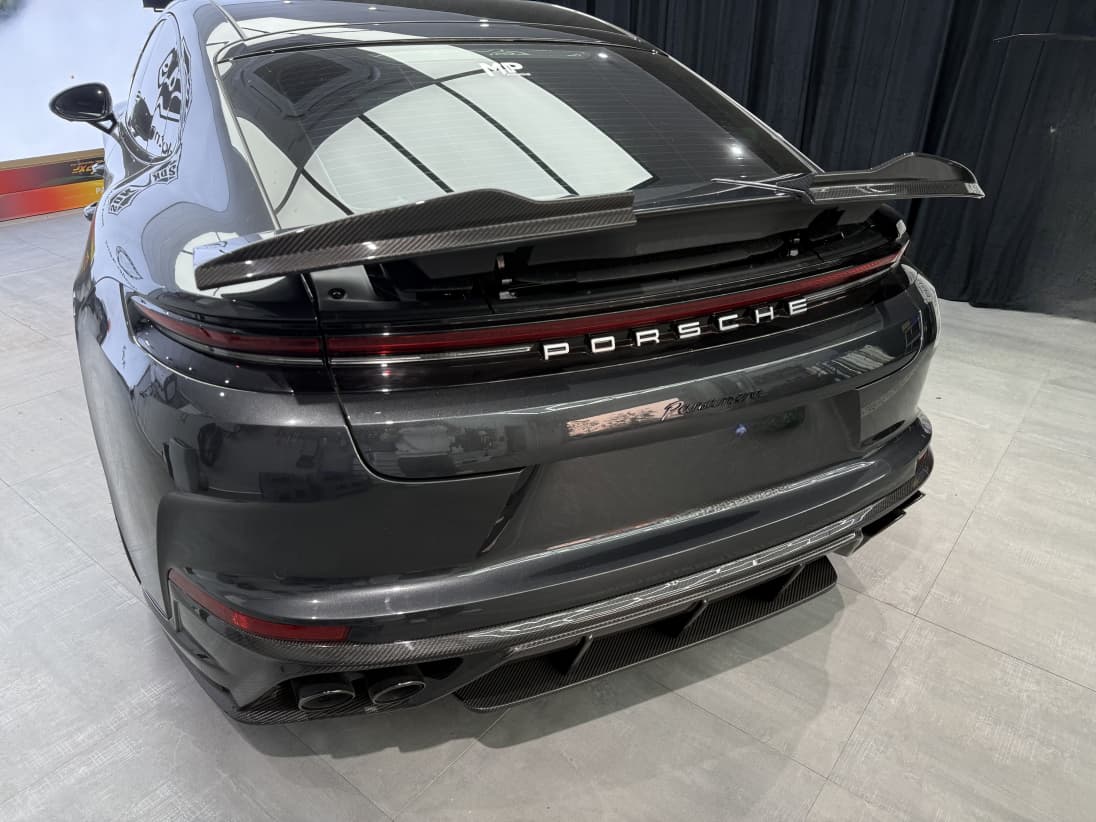 Porsche 2024 Panamera 976 Rear Diffuser Type 2 Dry Carbon Fiber Ocean Design Style Bodykit