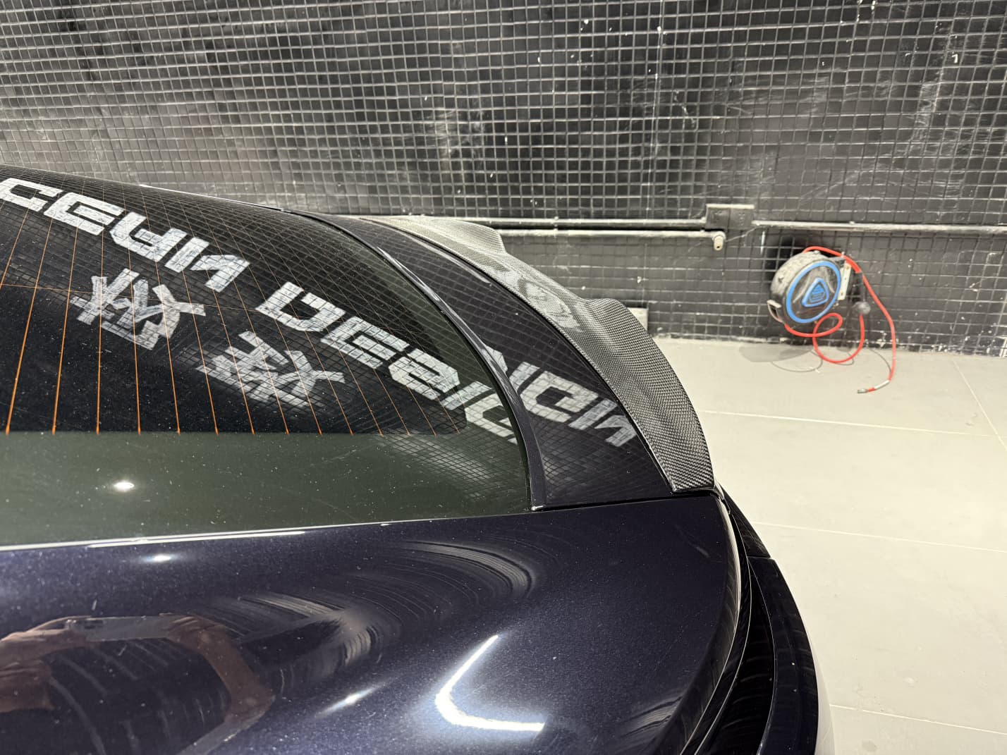 Porsche 2024 Panamera 976 Spoiler Dry Carbon Fiber Ocean Design Style Bodykit