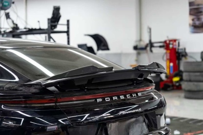 Porsche 2024 Panamera 976 Two-Piece Spoiler Dry Carbon Fiber Ocean Design Style Bodykit