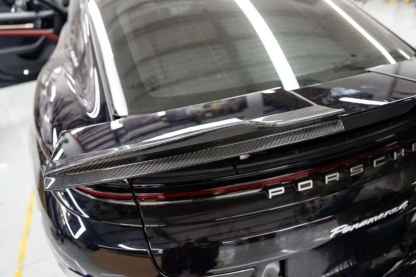 Porsche 2024 Panamera 976 Two-Piece Spoiler Dry Carbon Fiber Ocean Design Style Bodykit