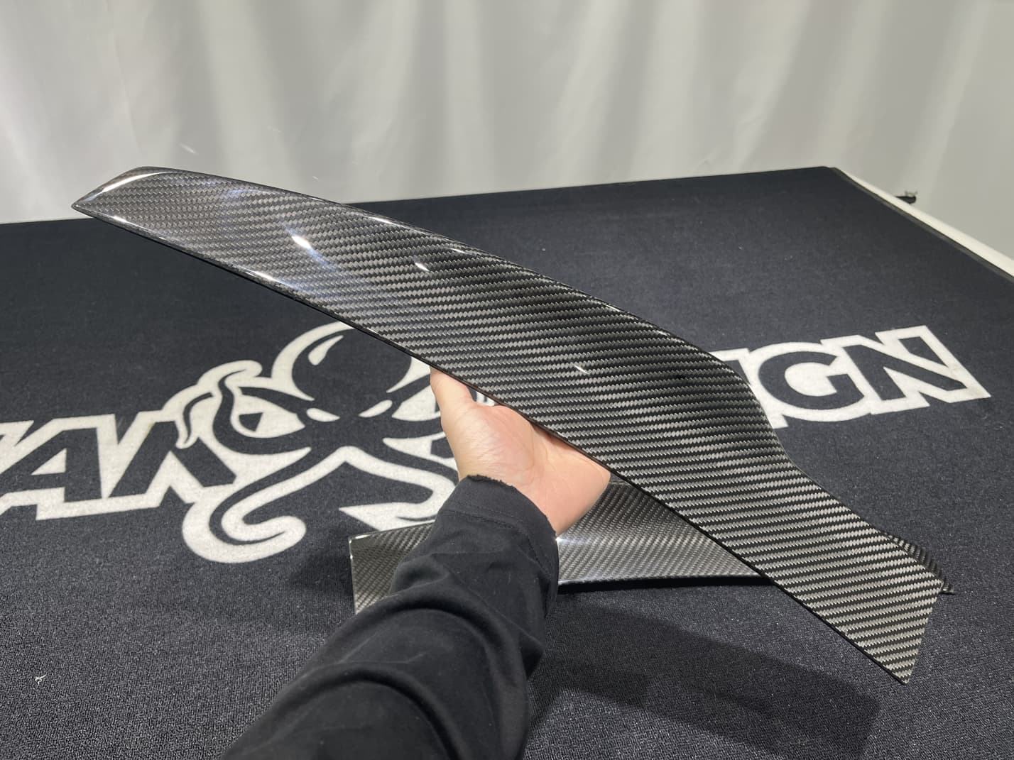Porsche 2024 Panamera 976 Two-Piece Spoiler Dry Carbon Fiber Ocean Design Style Bodykit