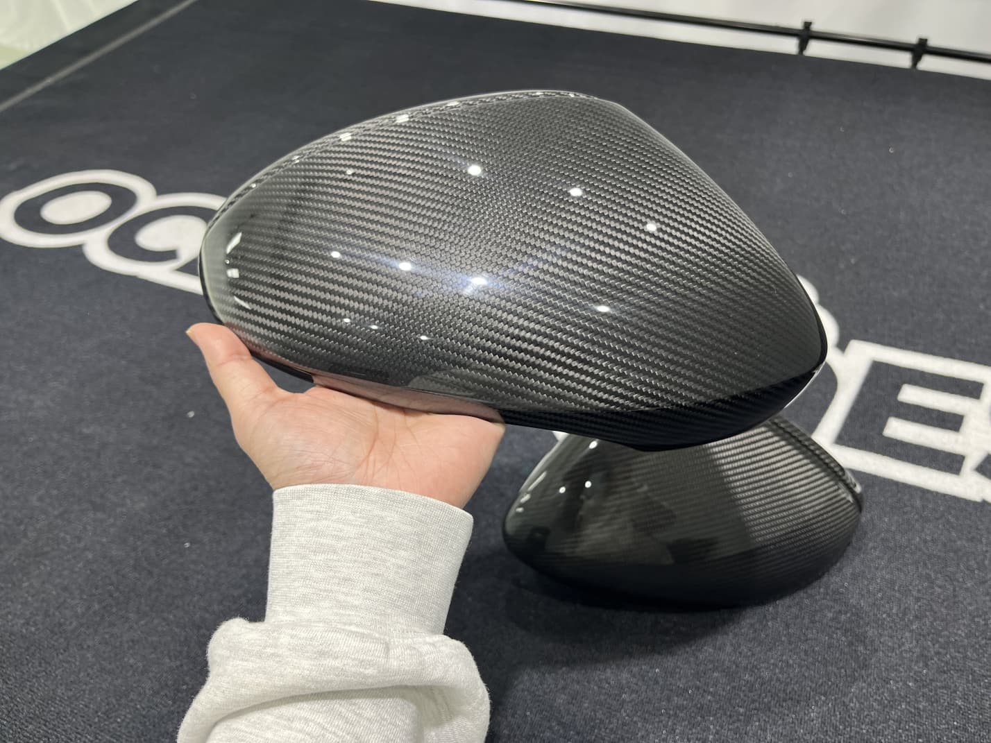 Porsche 2024 Panamera 976 Wing Mirrors Housing Dry Carbon Fiber Ocean Design Style Bodykit