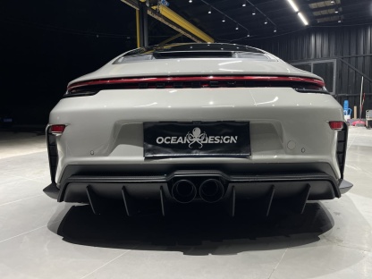 Porsche 992.1/992.2 Rear Bumper Set – Upgrade to 992.2 GT3 Style Dry Carbon Fiber