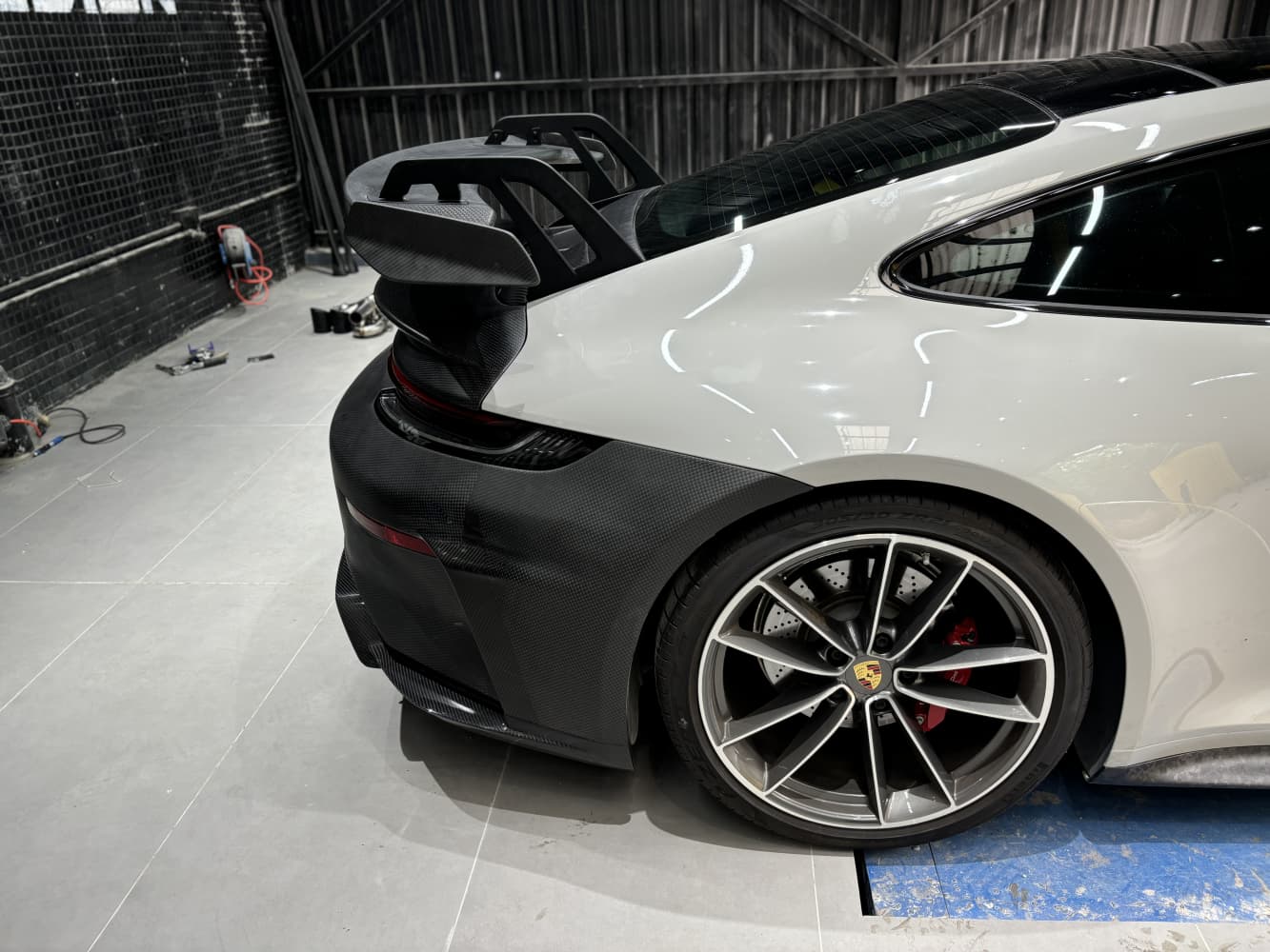 Porsche 992.1/992.2 Rear Bumper Set – Upgrade to 992.2 GT3 Style Dry Carbon Fiber