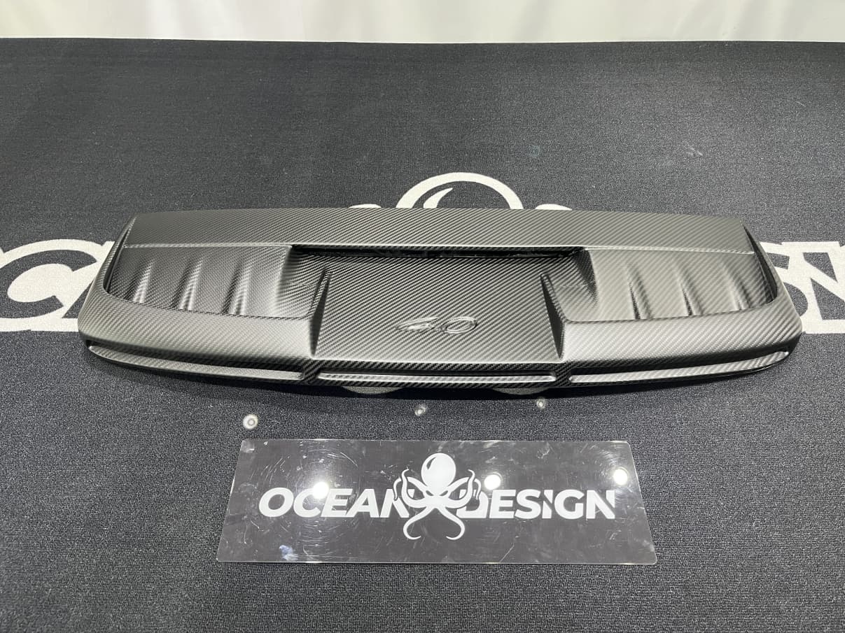 Porsche 992.1/992.2 Rear Spoiler Set – Upgrade to 992.2 GT3 Style Dry Carbon Fiber