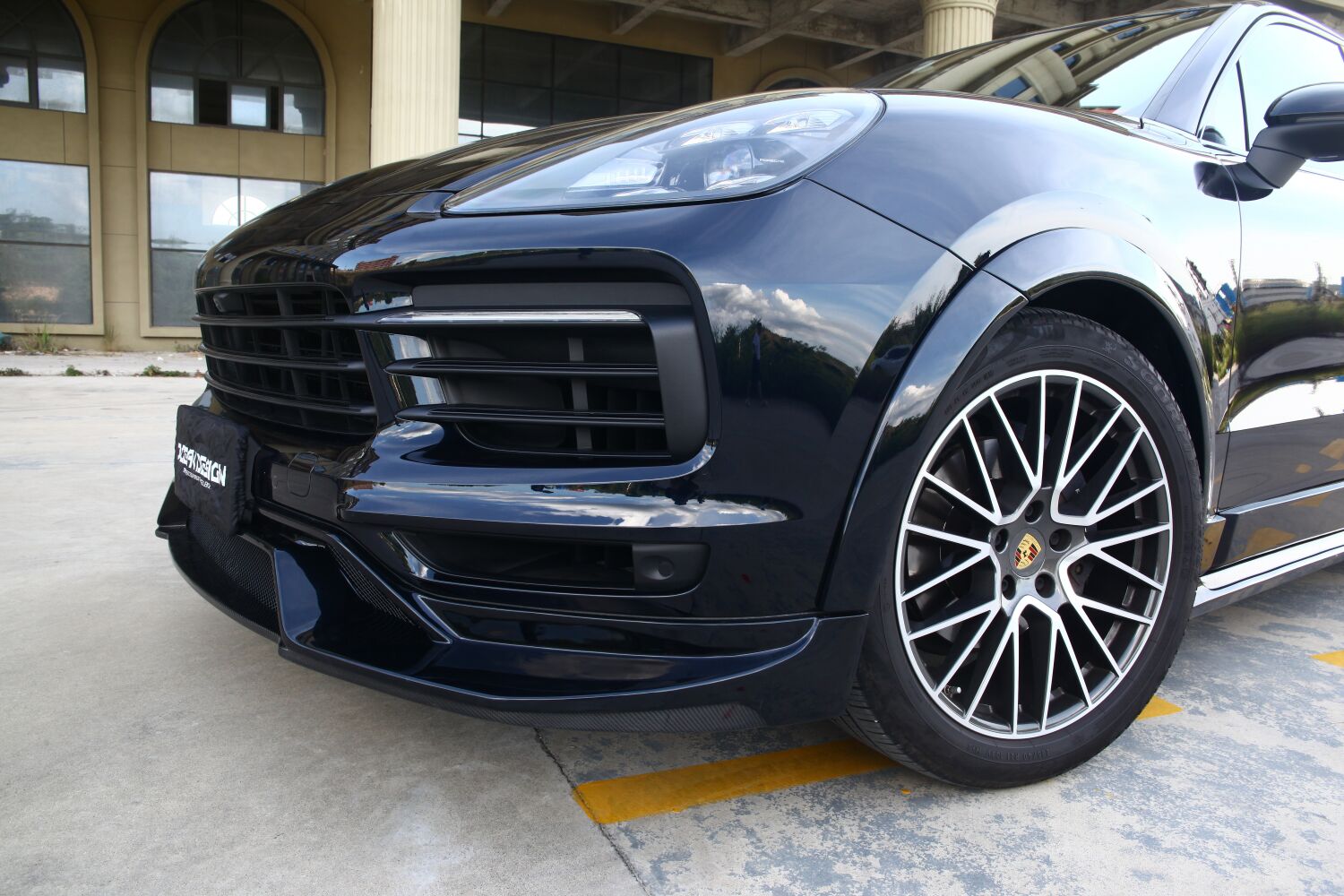 2018-2023 Porsche Cayenne 9Y0.1 Splitter Front Lip Dry Carbon Fiber OD Style Bodykit