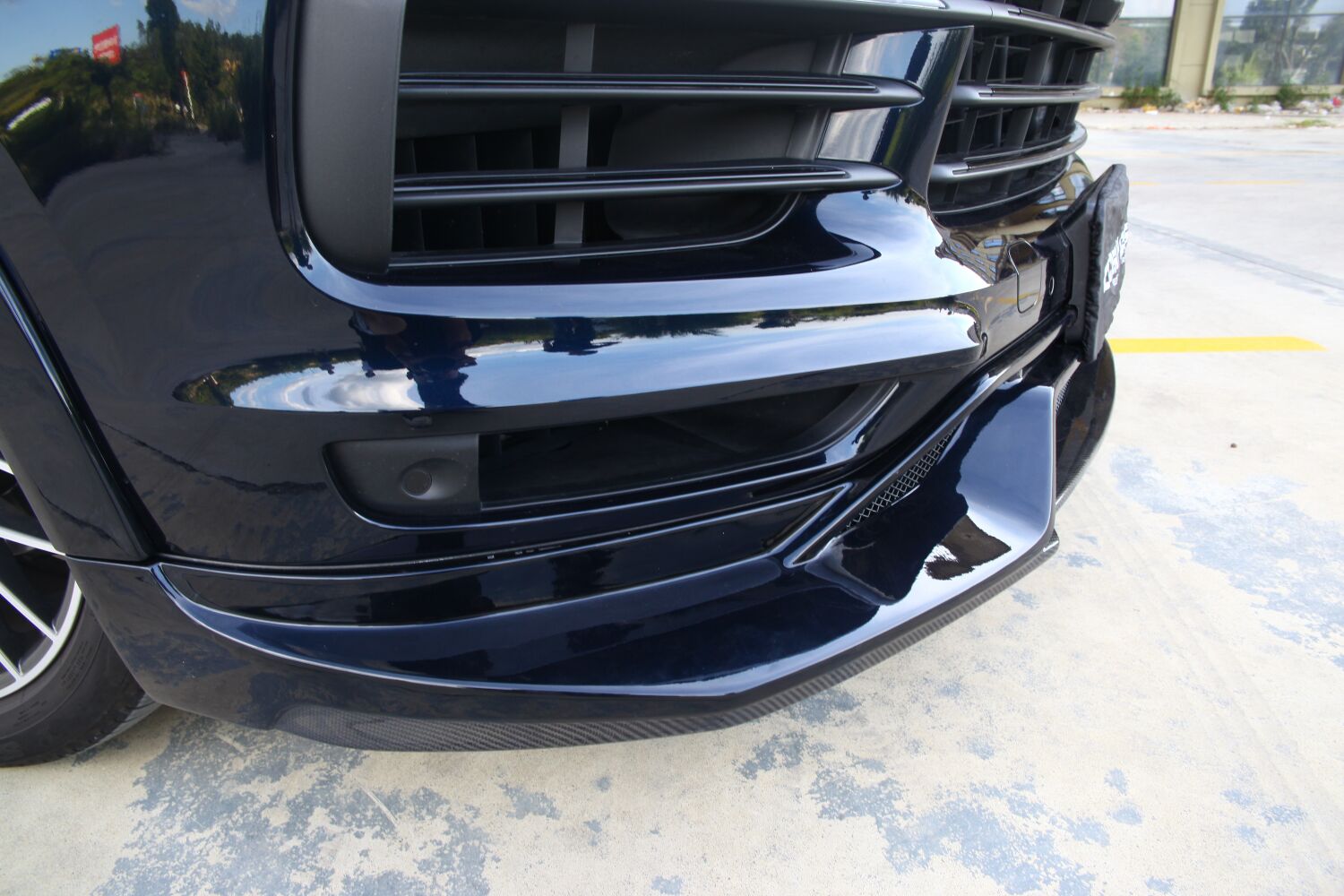 2018-2023 Porsche Cayenne 9Y0.1 Splitter Front Lip Dry Carbon Fiber OD Style Bodykit