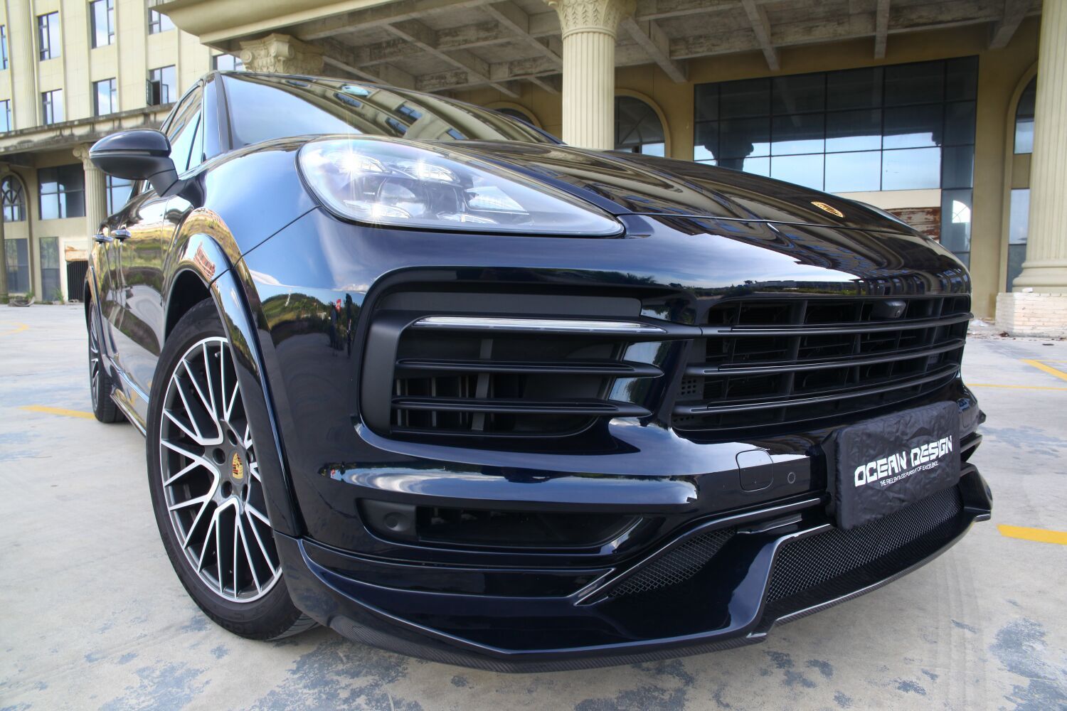 2018-2023 Porsche Cayenne 9Y0.1 Splitter Front Lip Dry Carbon Fiber OD Style Bodykit