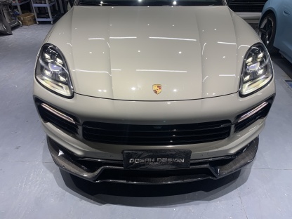 2018-2023 Porsche Cayenne 9Y0.1 Splitter Front Lip Dry Carbon Fiber OD Style Bodykit