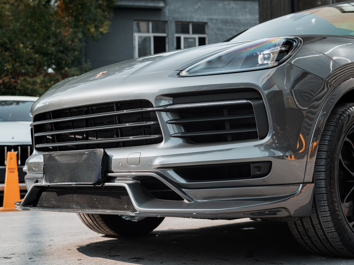 2018-2023 Porsche Cayenne 9Y0.1 Splitter Front Lip Dry Carbon Fiber OD Style Bodykit