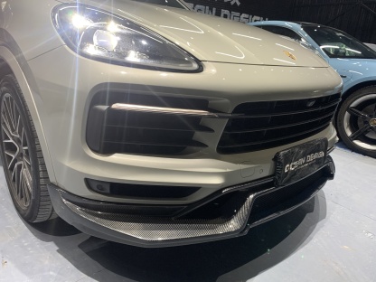 2018-2023 Porsche Cayenne 9Y0.1 Splitter Front Lip Dry Carbon Fiber OD Style Bodykit