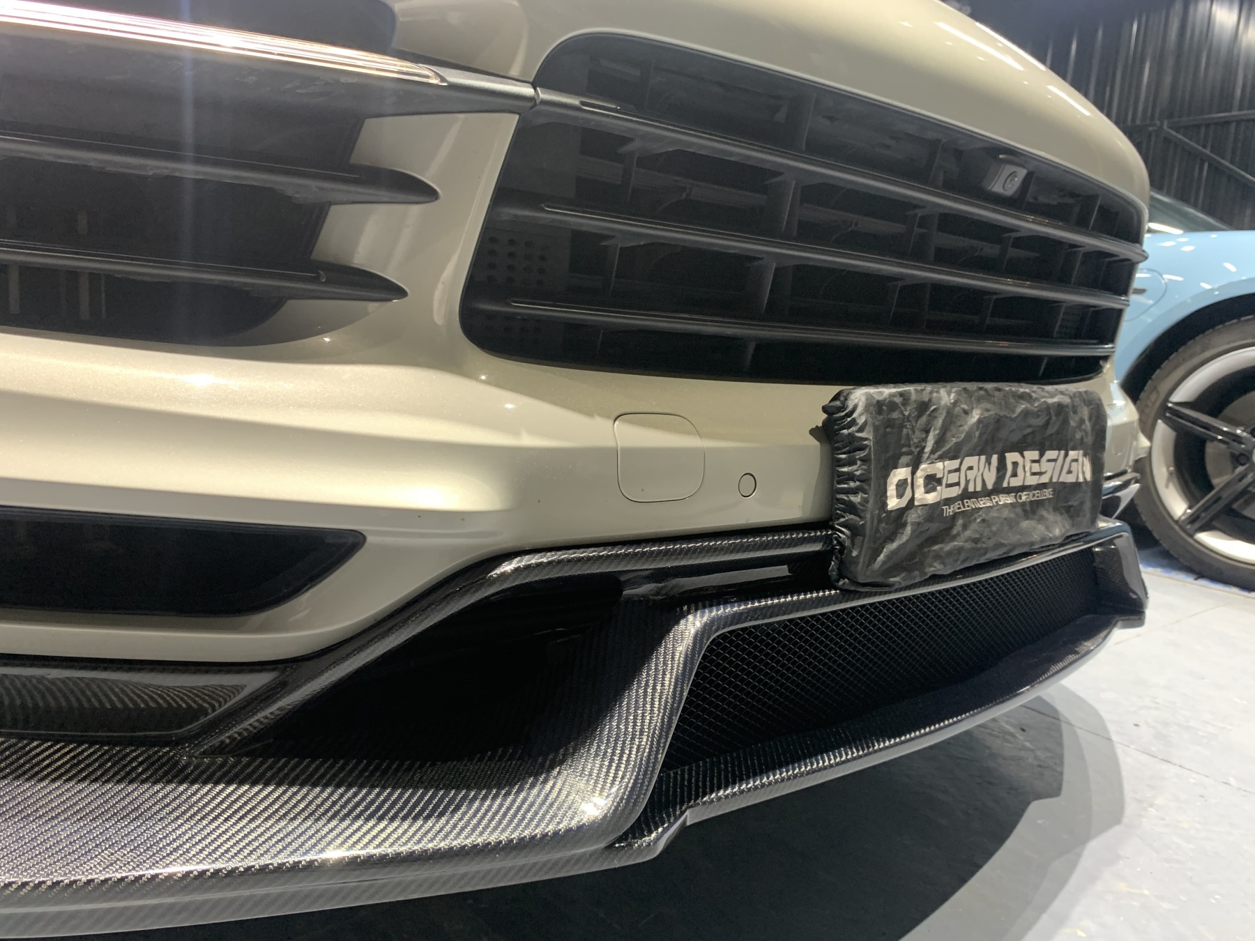 2018-2023 Porsche Cayenne 9Y0.1 Splitter Front Lip Dry Carbon Fiber OD Style Bodykit