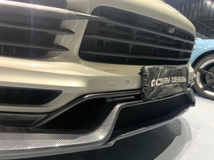 2018-2023 Porsche Cayenne 9Y0.1 Splitter Front Lip Dry Carbon Fiber OD Style Bodykit