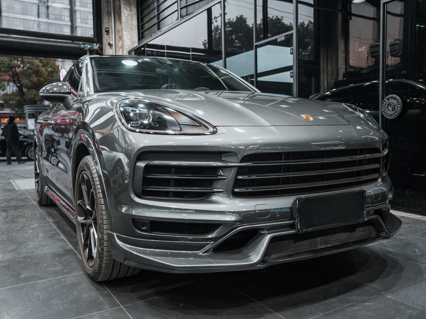 2018-2023 Porsche Cayenne 9Y0.1 Splitter Front Lip Dry Carbon Fiber OD Style Bodykit