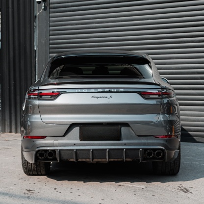 2018-2023 Porsche Cayenne 9Y0.1 Rear Diffuser Dry Carbon Fiber OD Style Bodykit