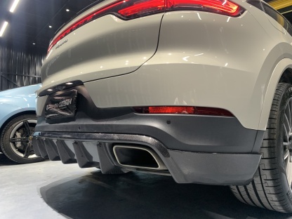 2018-2023 Porsche Cayenne 9Y0.1 Rear Diffuser Dry Carbon Fiber OD Style Bodykit