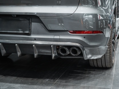2018-2023 Porsche Cayenne 9Y0.1 Rear Diffuser Dry Carbon Fiber OD Style Bodykit