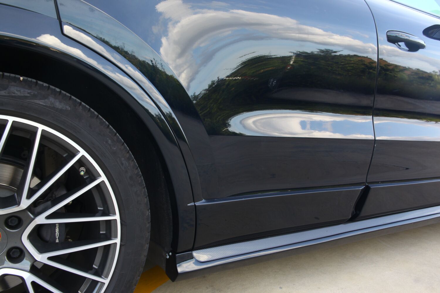 2018-2023 Porsche Cayenne 9Y0.1 Side Skirts Dry Carbon Fiber OD Style Bodykit