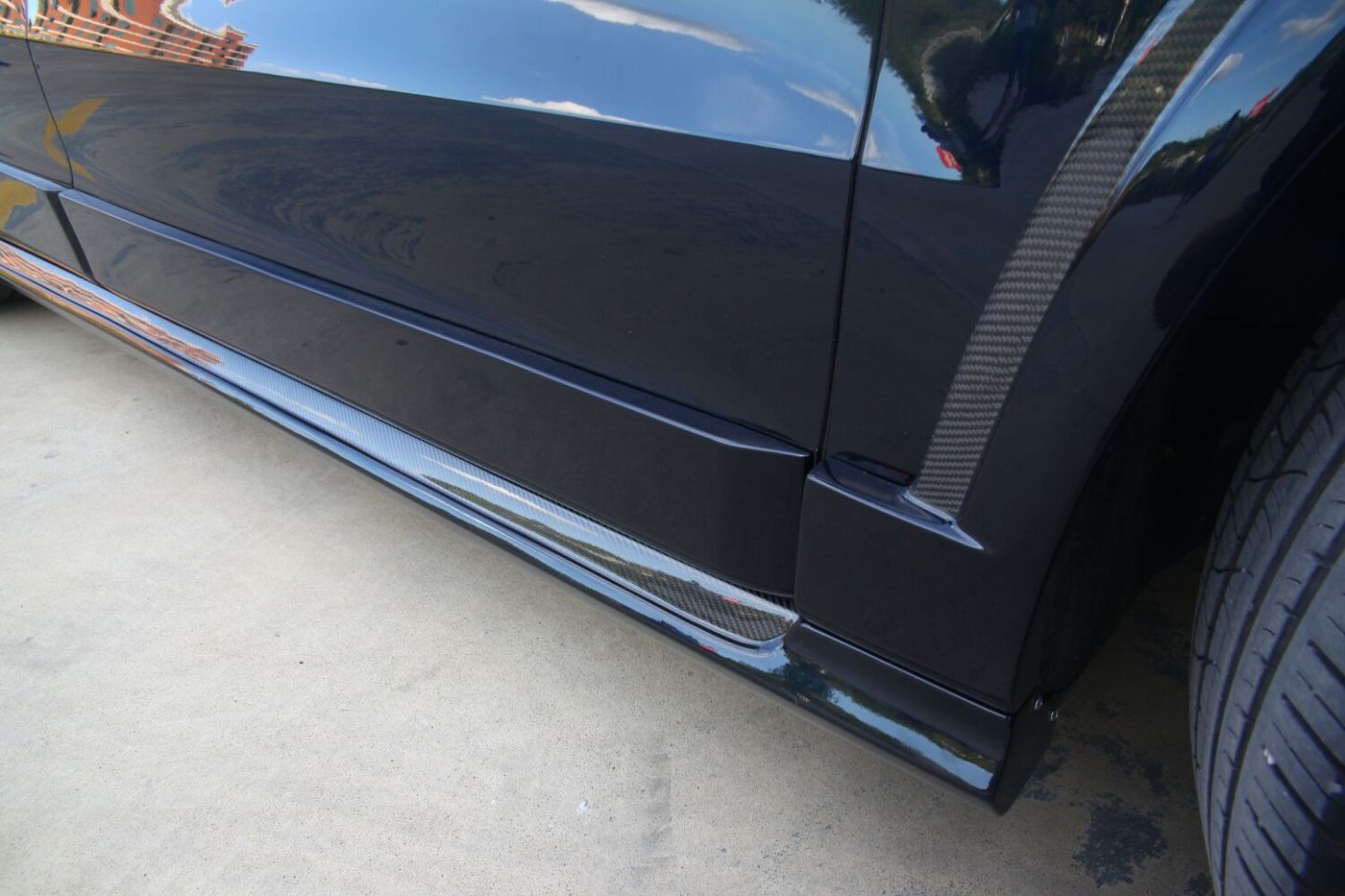 2018-2023 Porsche Cayenne 9Y0.1 Side Skirts Dry Carbon Fiber OD Style Bodykit
