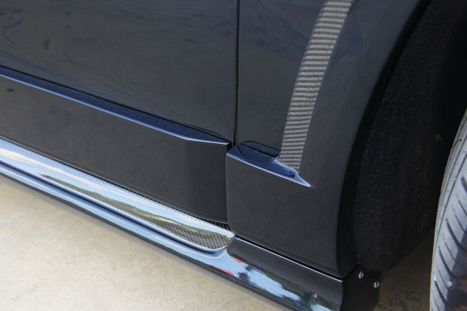 2018-2023 Porsche Cayenne 9Y0.1 Side Skirts Dry Carbon Fiber OD Style Bodykit
