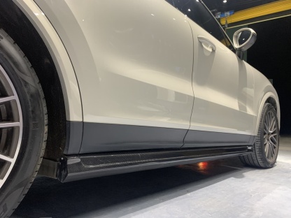2018-2023 Porsche Cayenne 9Y0.1 Side Skirts Dry Carbon Fiber OD Style Bodykit