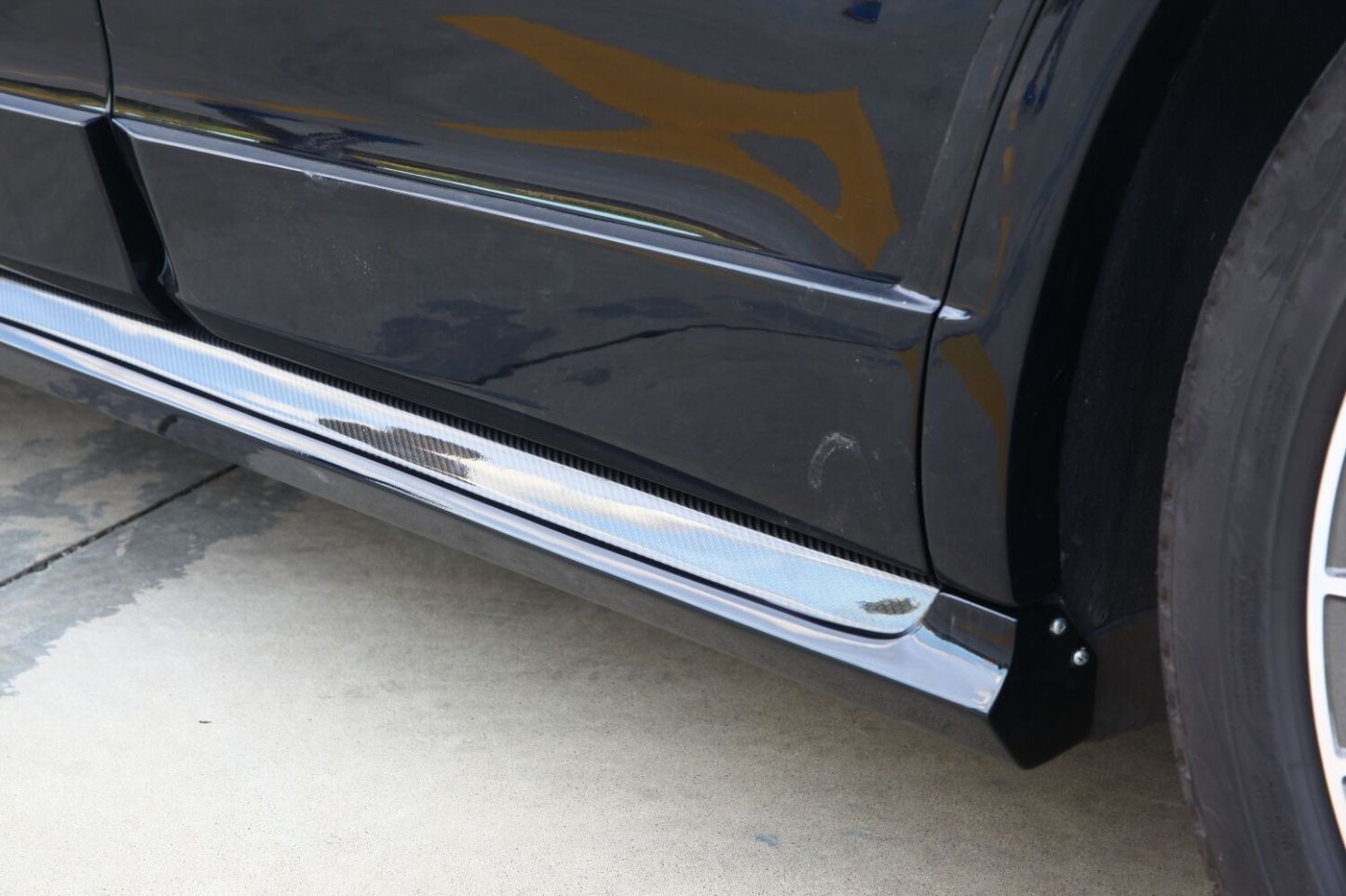 2018-2023 Porsche Cayenne 9Y0.1 Side Skirts Dry Carbon Fiber OD Style Bodykit