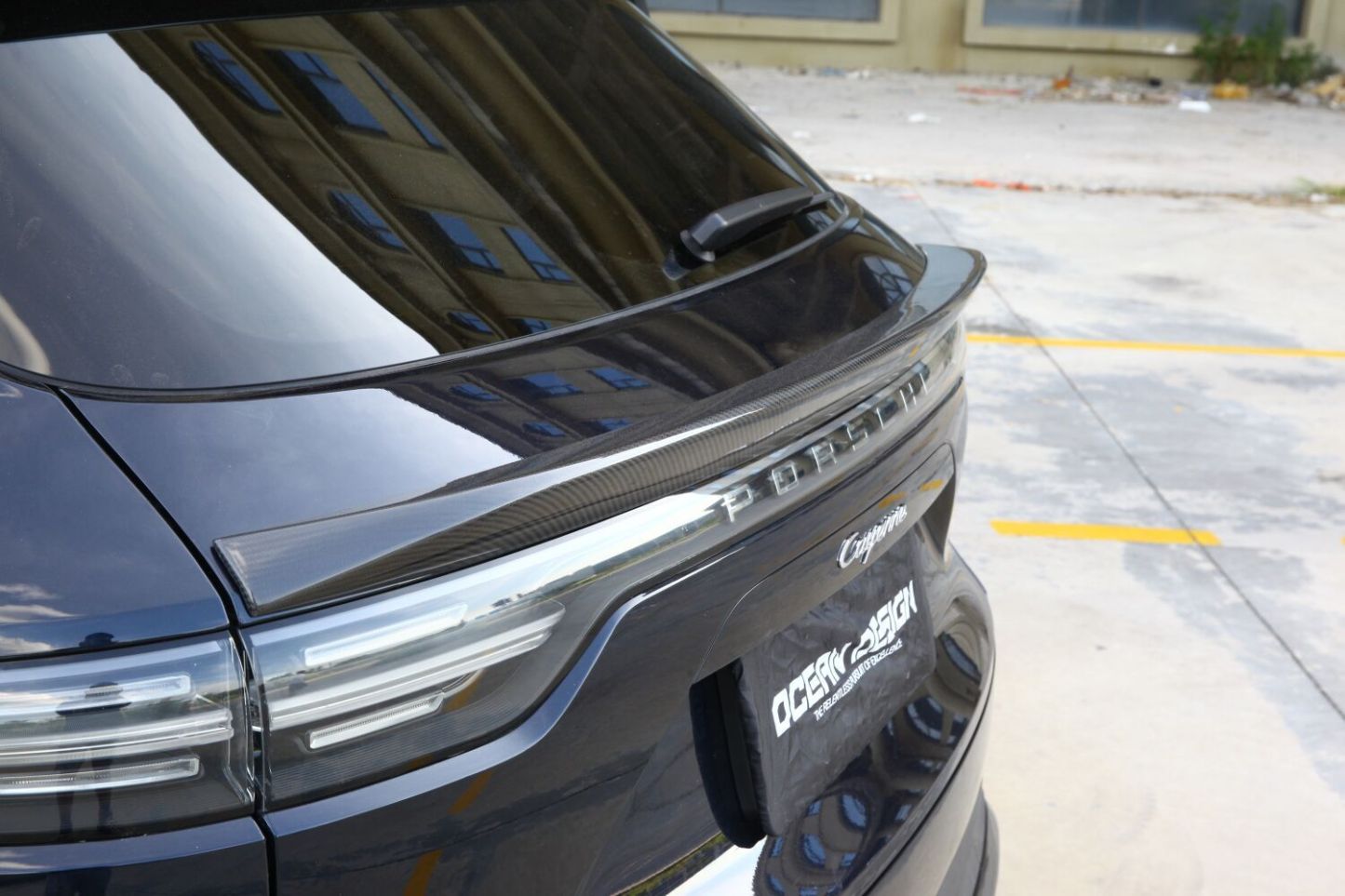 2018-2023 Porsche Cayenne 9Y0.1 Spoiler Dry Carbon Fiber OD Style Bodykit