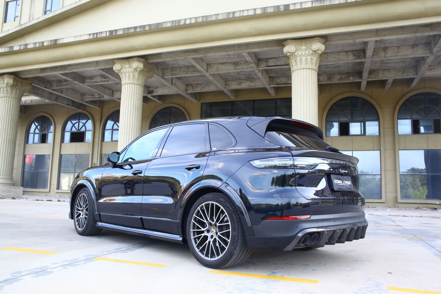 2018-2023 Porsche Cayenne 9Y0.1 Spoiler Dry Carbon Fiber OD Style Bodykit