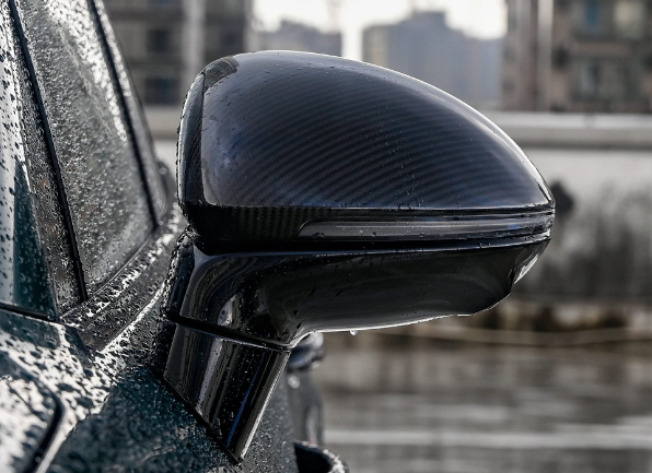 Porsche 2024 All Cayenne Wing Mirrors Housing Dry Carbon Fiber Ocean Design Style Bodykit