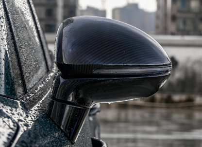 Porsche 2024 All Cayenne Wing Mirrors Housing Dry Carbon Fiber Ocean Design Style Bodykit