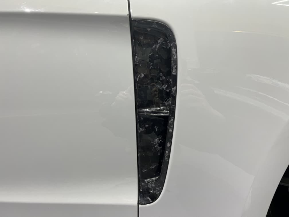 2017-2023 Porsche Panamera 971 Front Fender Trim Dry Carbon Fiber Ocean Design Style Bodykit