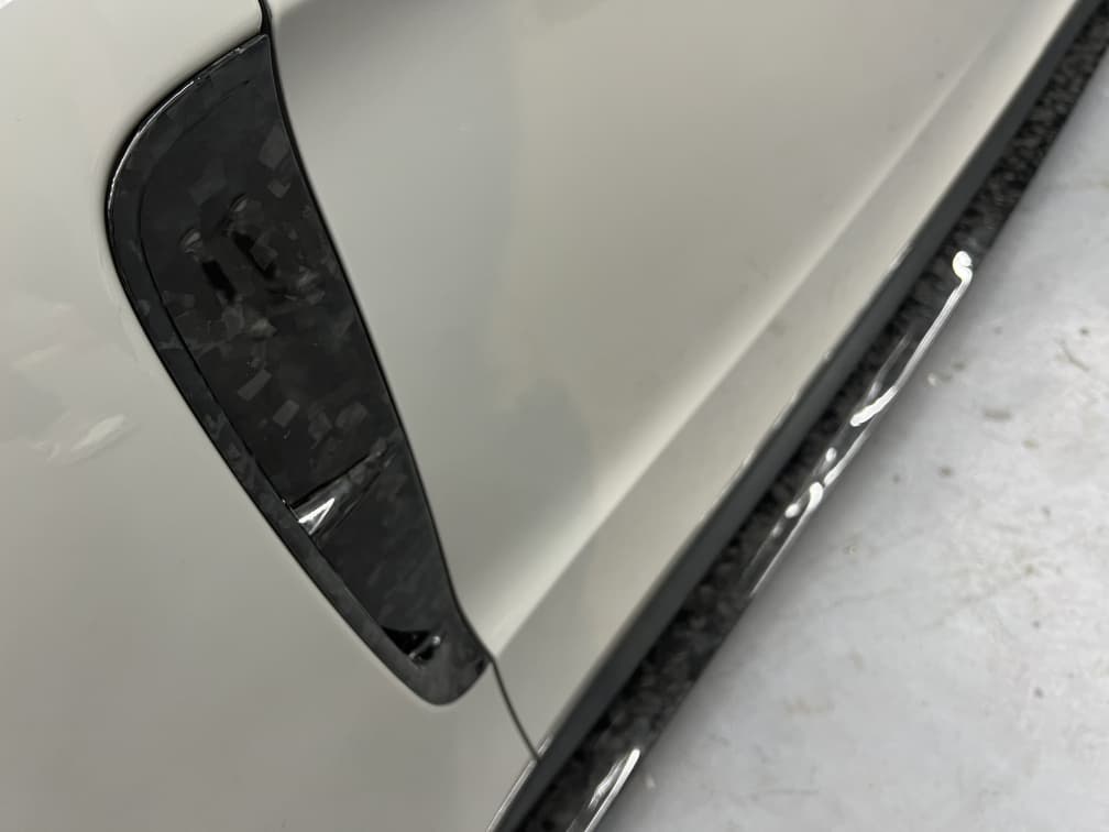 2017-2023 Porsche Panamera 971 Front Fender Trim Dry Carbon Fiber Ocean Design Style Bodykit