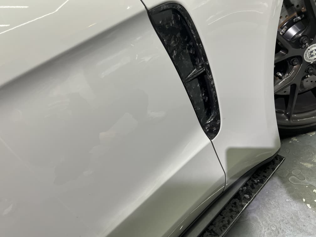 2017-2023 Porsche Panamera 971 Front Fender Trim Dry Carbon Fiber Ocean Design Style Bodykit