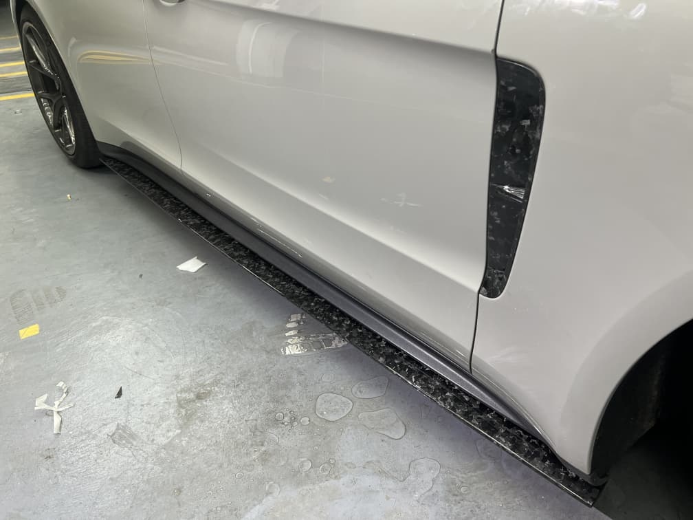 2017-2023 Porsche Panamera 971 Front Fender Trim Dry Carbon Fiber Ocean Design Style Bodykit