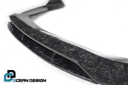2017-2023 Porsche Panamera 971 Splitter Front Lip Ocean Design Style Dry Carbon Bodykit