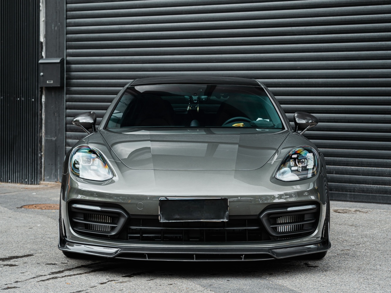 2017-2023 Porsche Panamera 971 Splitter Front Lip Ocean Design Style Dry Carbon Bodykit