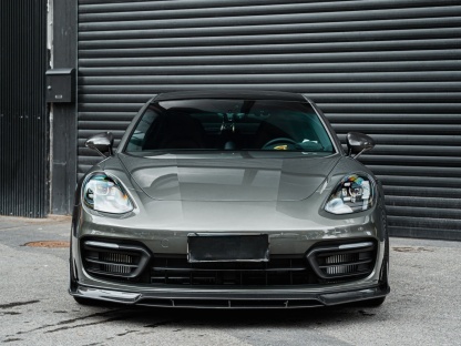 2017-2023 Porsche Panamera 971 Splitter Front Lip Ocean Design Style Dry Carbon Bodykit
