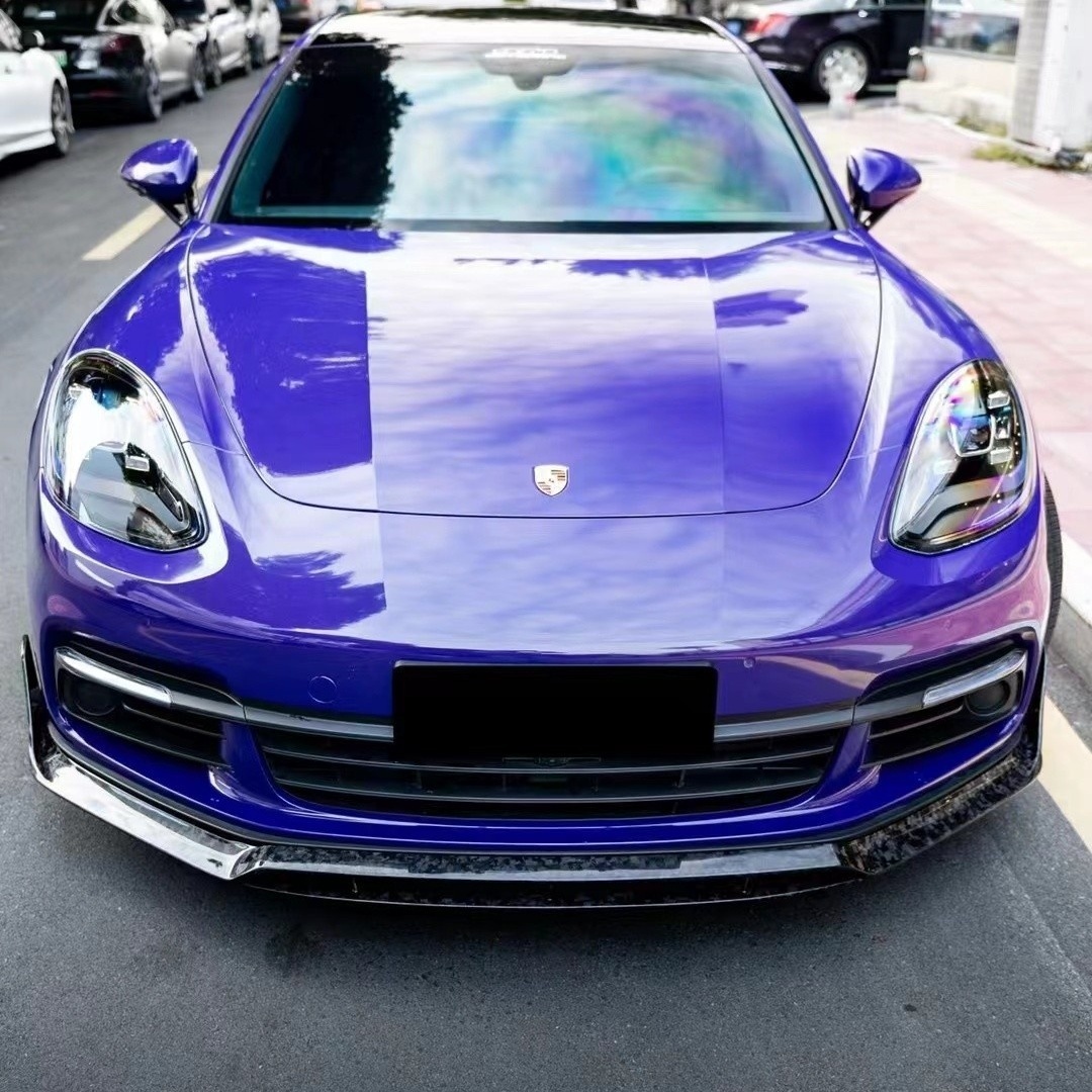 2017-2023 Porsche Panamera 971 Splitter Front Lip Ocean Design Style Dry Carbon Bodykit