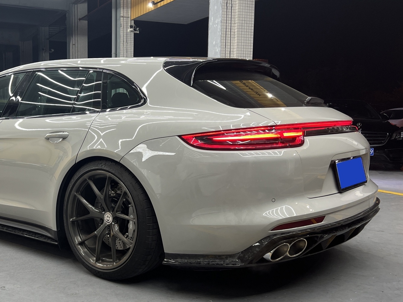 2017-2023 Porsche Panamera 971 Rear Diffuser Dry Carbon Fiber Ocean Design Style Bodykit