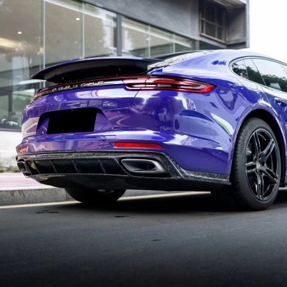 2017-2023 Porsche Panamera 971 Rear Diffuser Dry Carbon Fiber Ocean Design Style Bodykit
